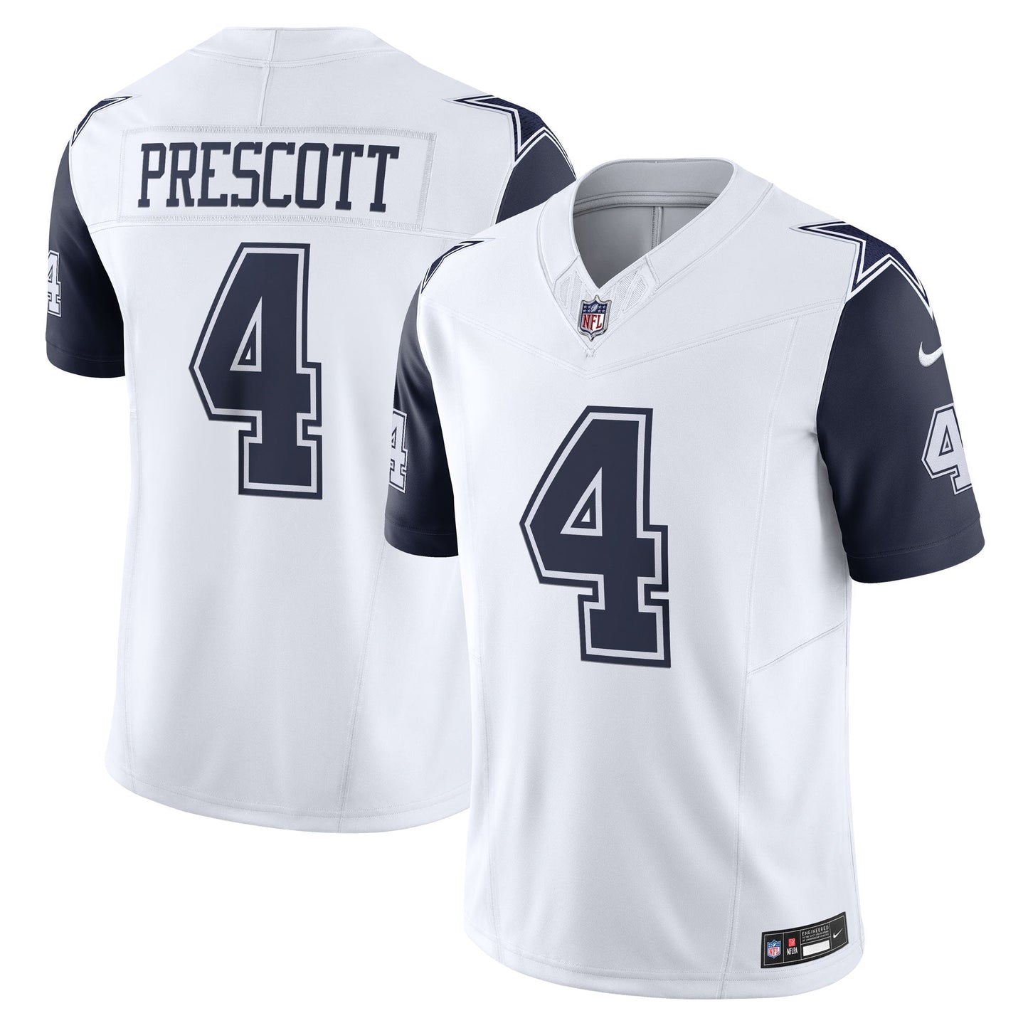 Dallas Cowboys Dak Prescott White Vapor F.U.S.E. Limited Jersey