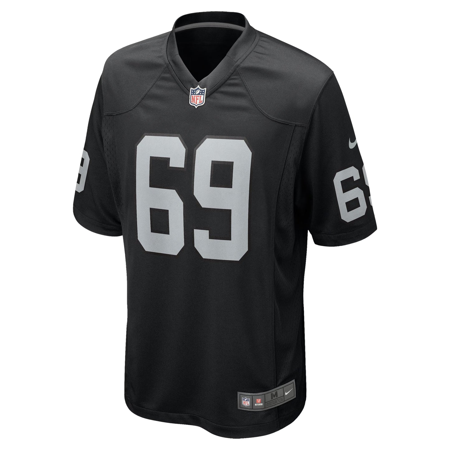 Las Vegas Raiders Adam Butler Black Team Game Jersey