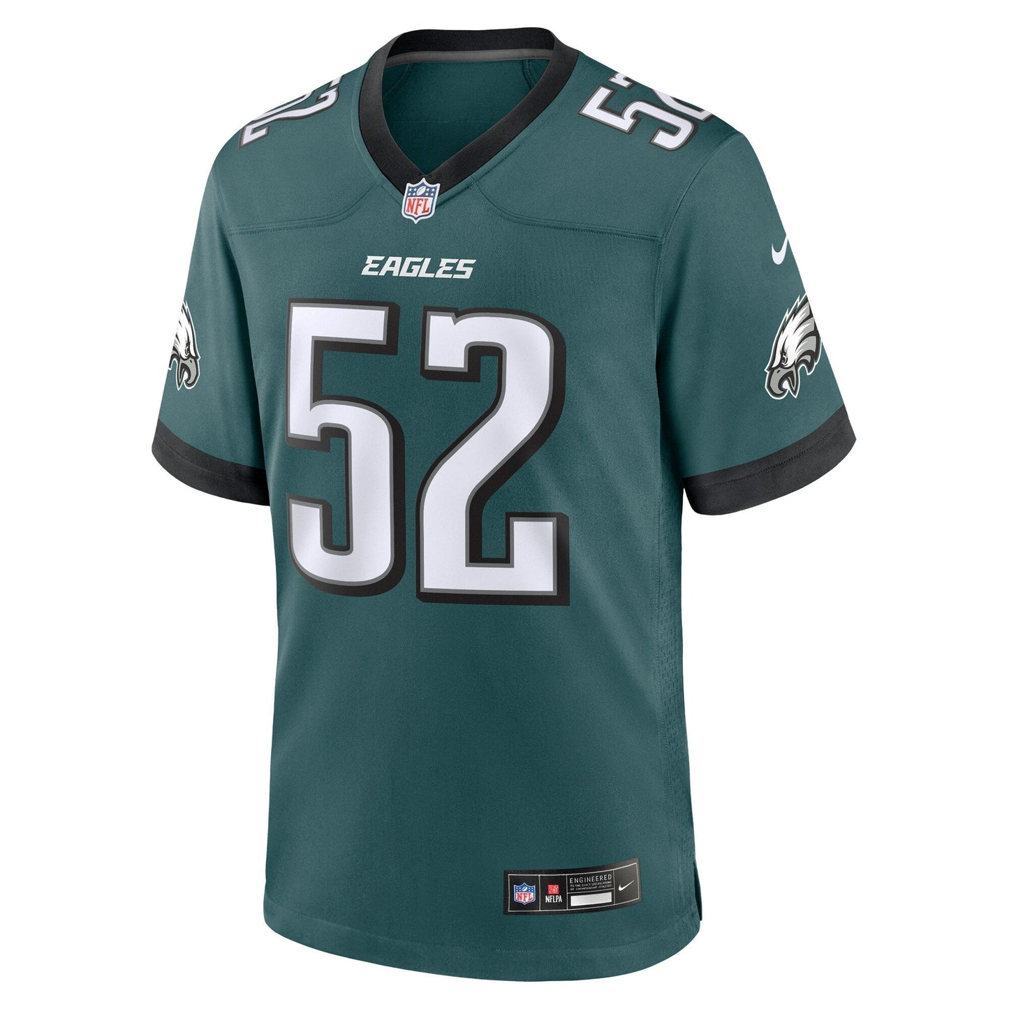 Julian Okwara Philadelphia Eagles  Game Jersey - Midnight Green