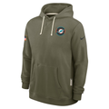 Men's Miami Dolphins  Olive 2025 Salute to Service Sideline Standard Issue Dri-FIT Hoodie
