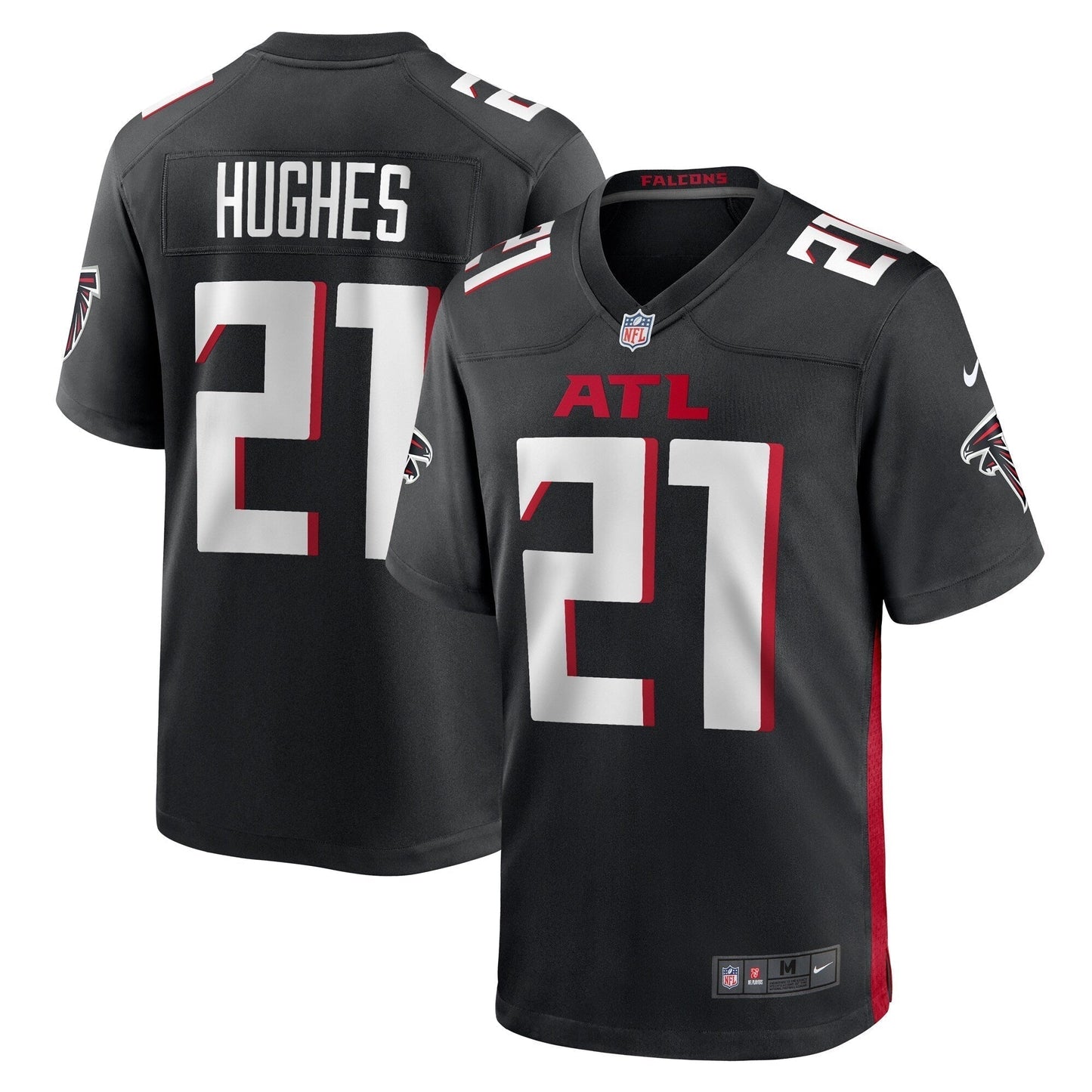 Mike Hughes Atlanta Falcons  Game   Jersey - Black
