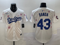 Men's Los Angeles Dodgers Anthony Banda White Replica Player Jersey