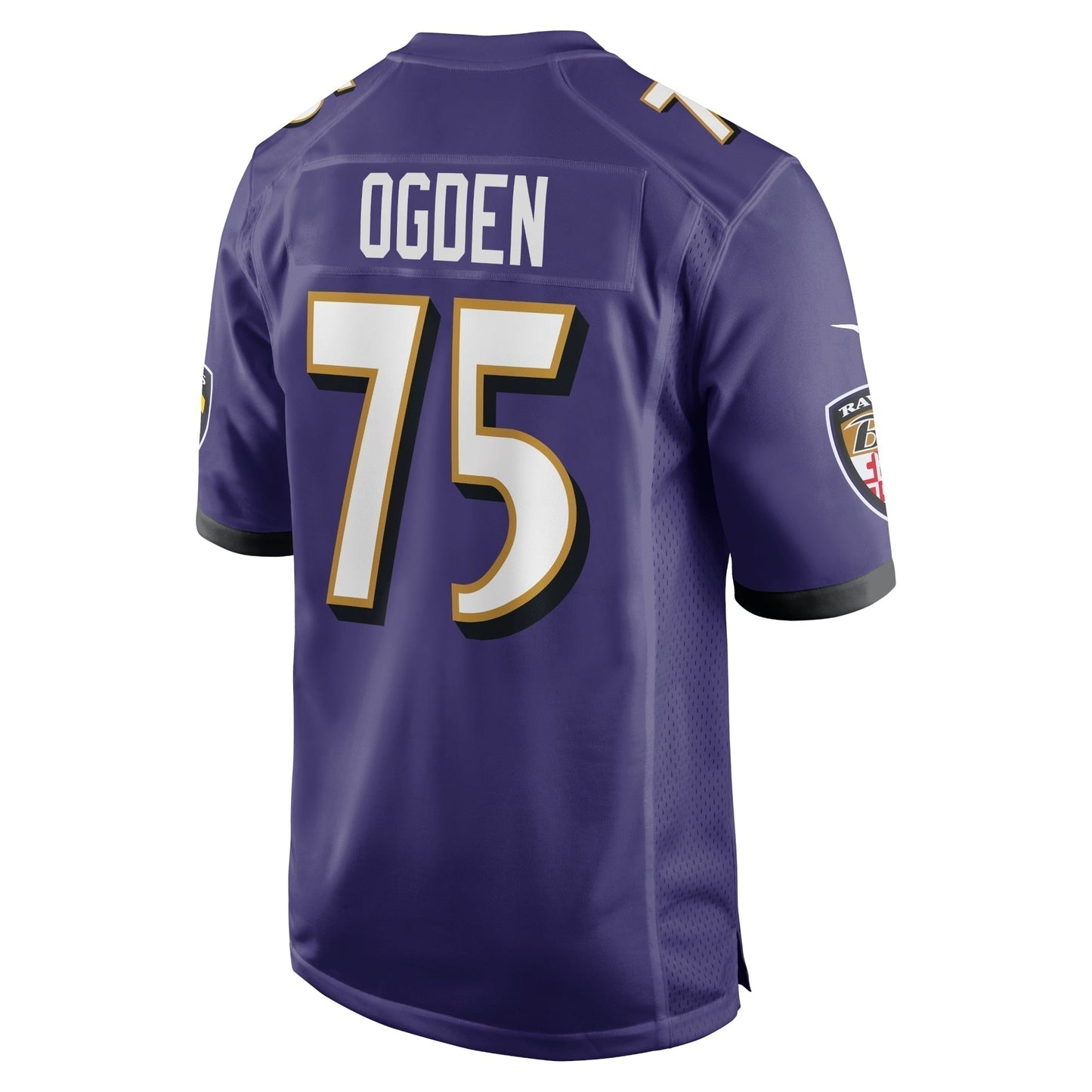 Jonathan Ogden Baltimore Ravens  Retired   Game Jersey - Purple