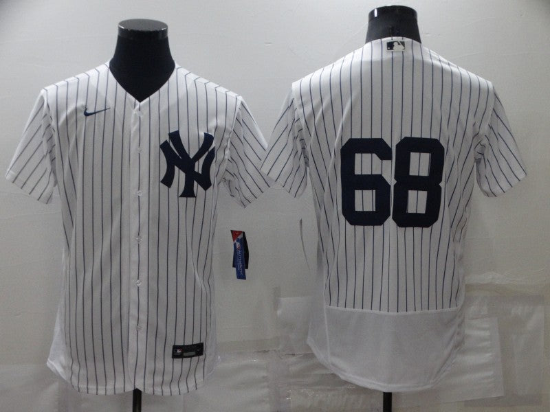 Men's New York Yankees Dellin Betances White Replica Player Name Jersey