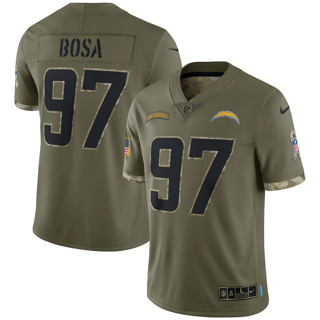 Joey Bosa Los Angeles Chargers  Salute To Service Limited Jersey - Olive