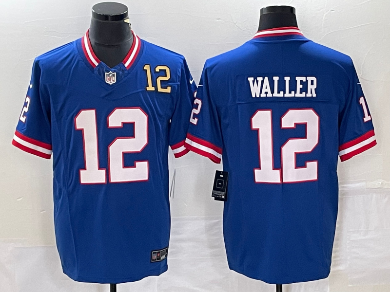 Men's New York Giants Darren Waller Royal Classic Player Jersey
