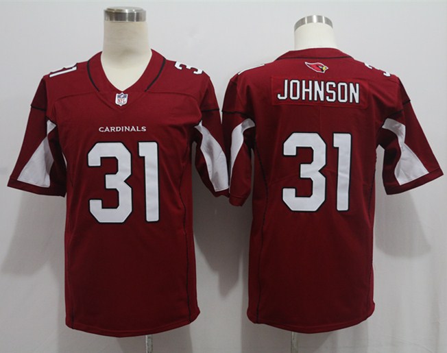 Men's Arizona Cardinals David Johnson Red Game Jersey