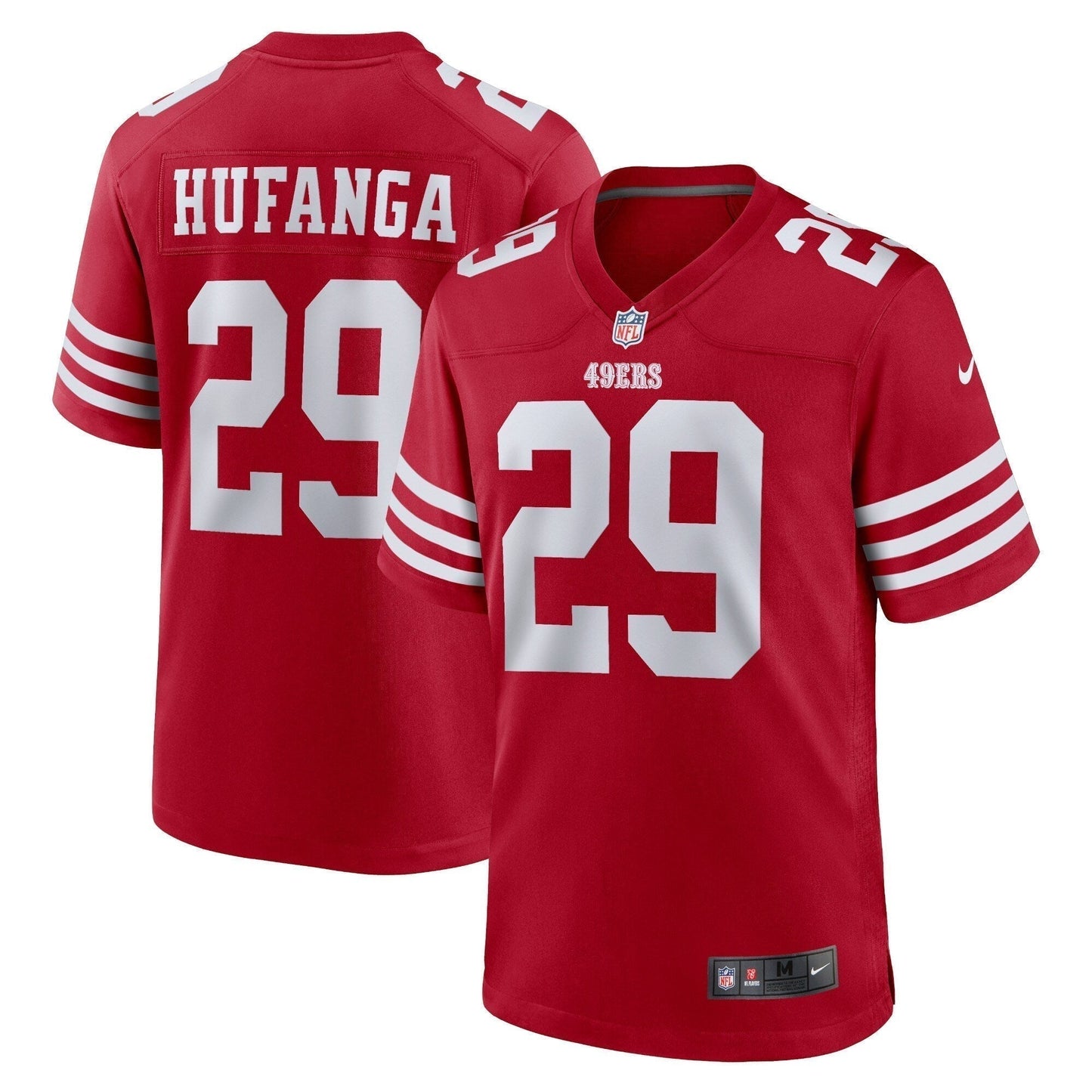 Talanoa Hufanga San Francisco 49ers  Game   Jersey - Scarlet