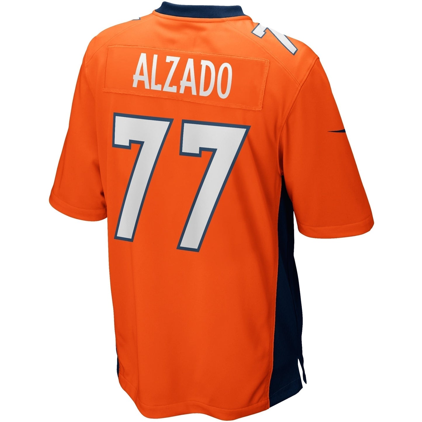Lyle Alzado Denver Broncos  Game Retired   Jersey - Orange