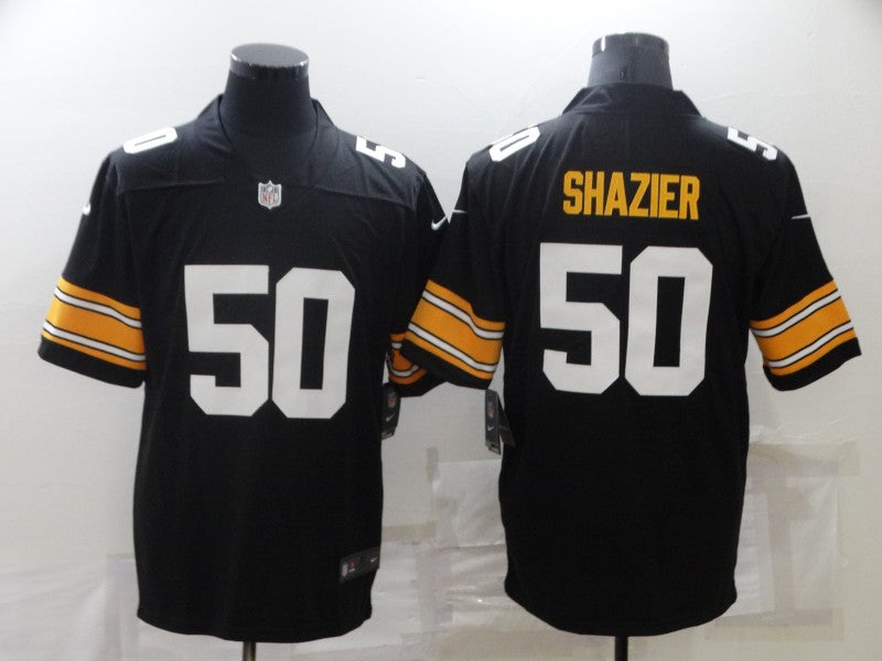 Men's Pittsburgh Steelers Ryan Shazier Black Player Game Jersey