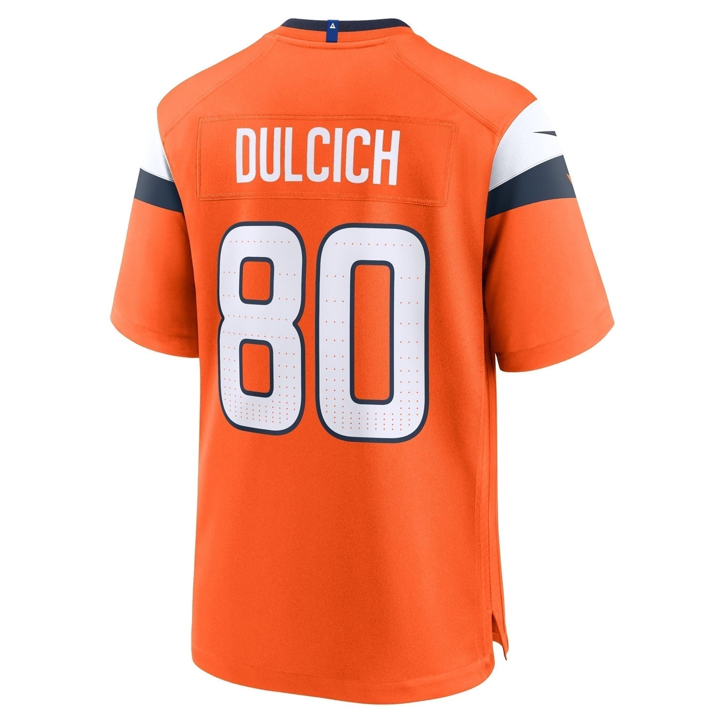 Greg Dulcich Denver Broncos  Team Game Jersey -  Orange