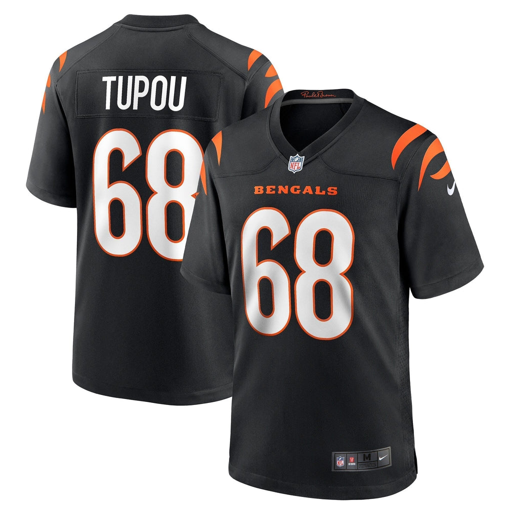 Josh Tupou Cincinnati Bengals  Game   Jersey - Black