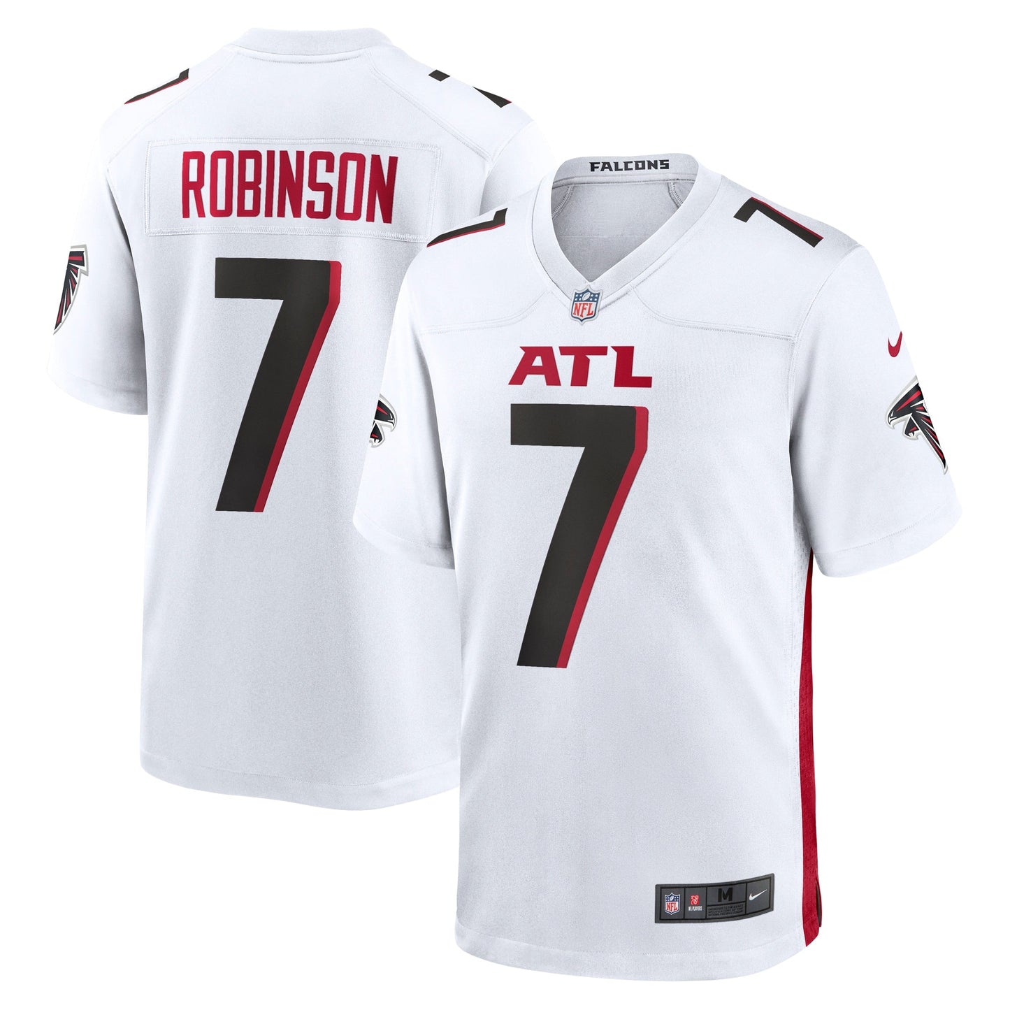 Bijan Robinson Atlanta Falcons  Game Jersey - White
