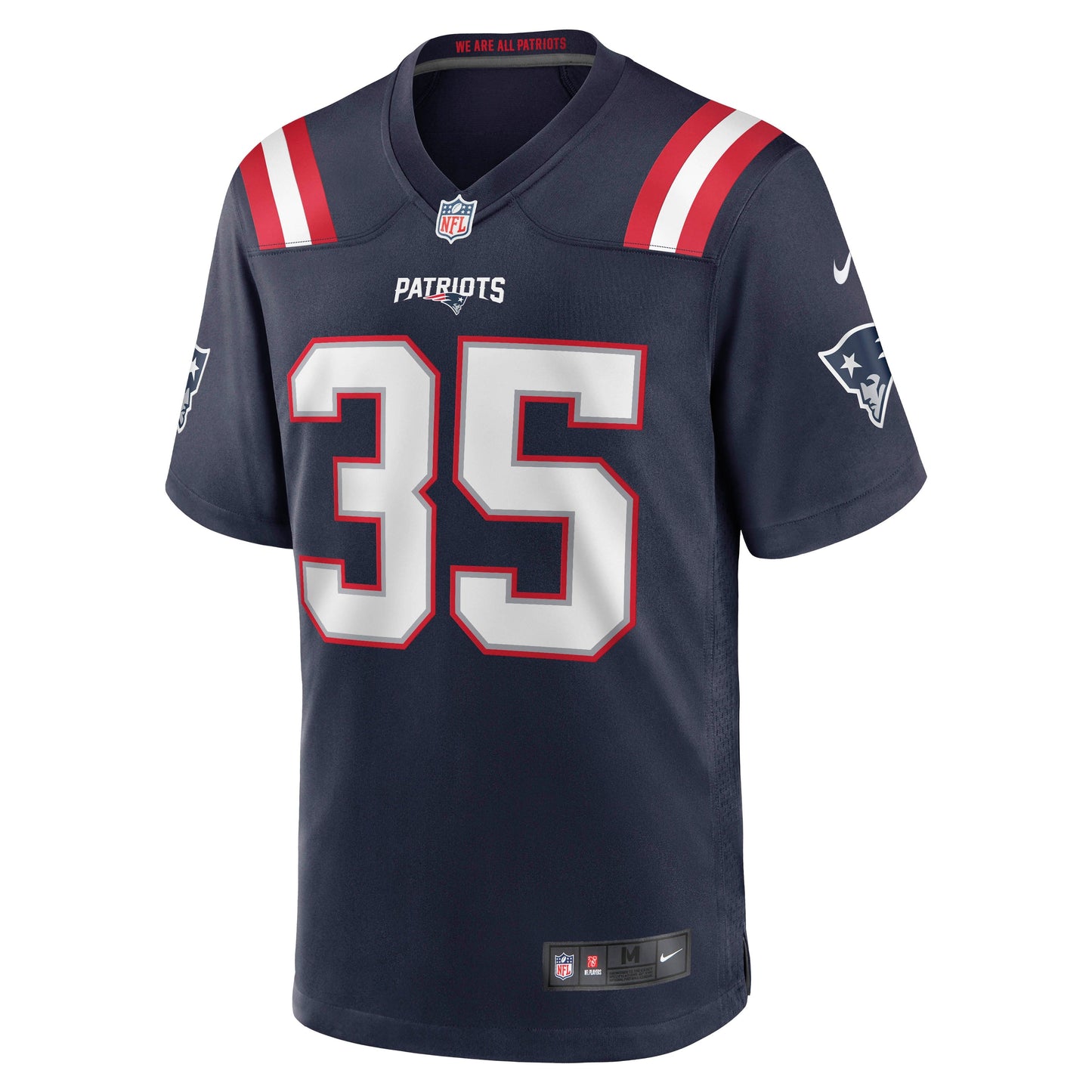 Jim Nance New England Patriots  Retired   Jersey - Navy