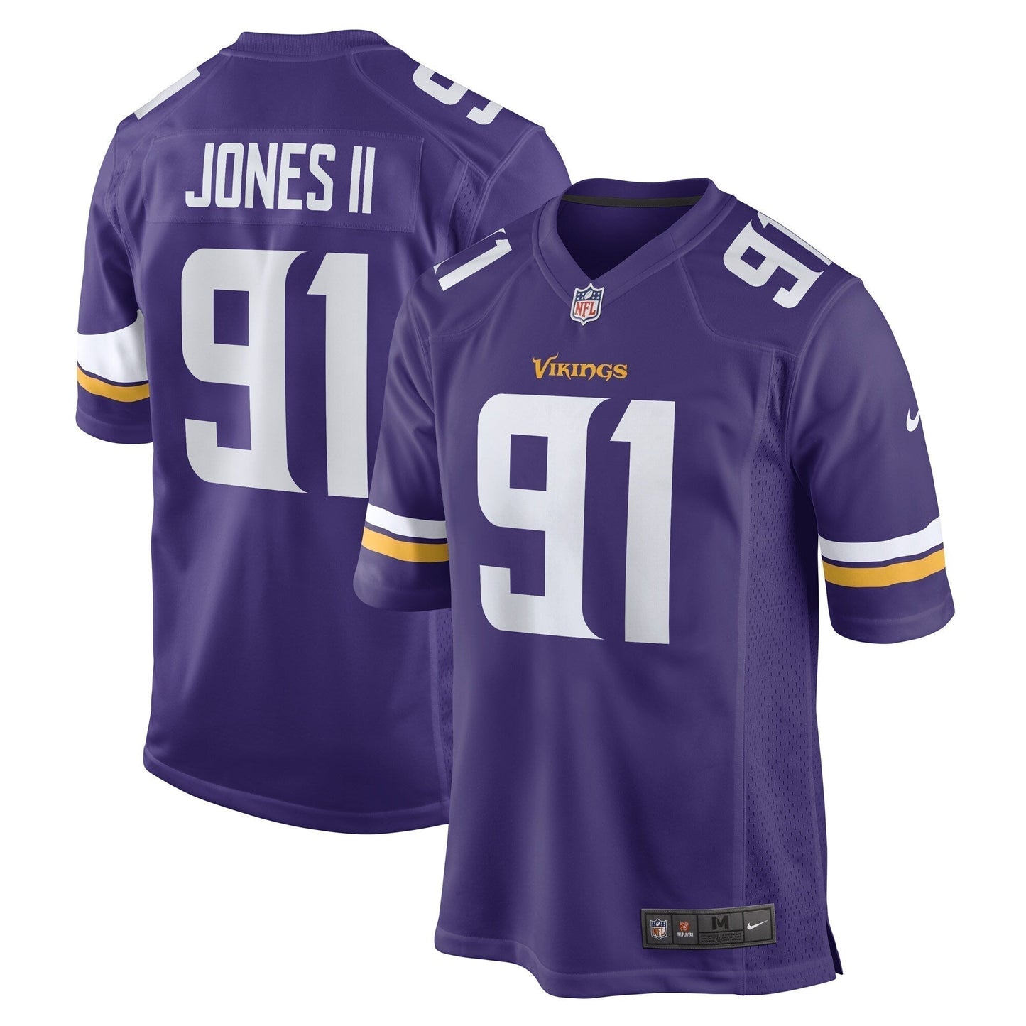 Patrick Jones II Minnesota Vikings  Team Game   Jersey - Purple