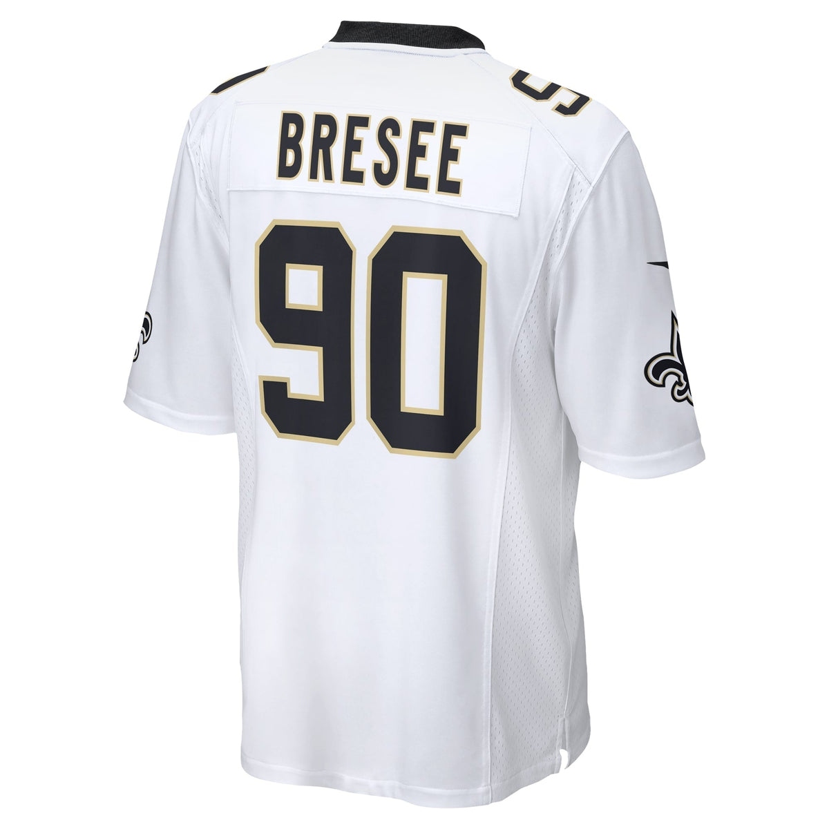 Bryan Bresee New Orleans Saints   Game Jersey -  White