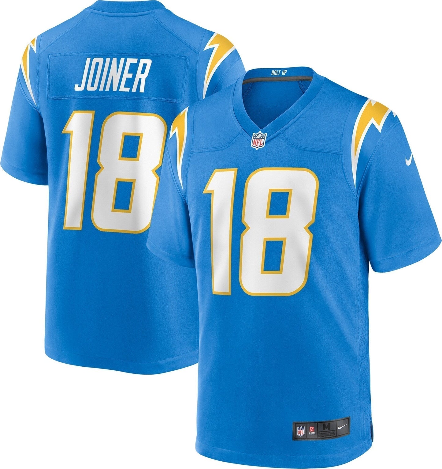 Charlie Joiner Los Angeles Chargers  Game Retired   Jersey - Powder Blue