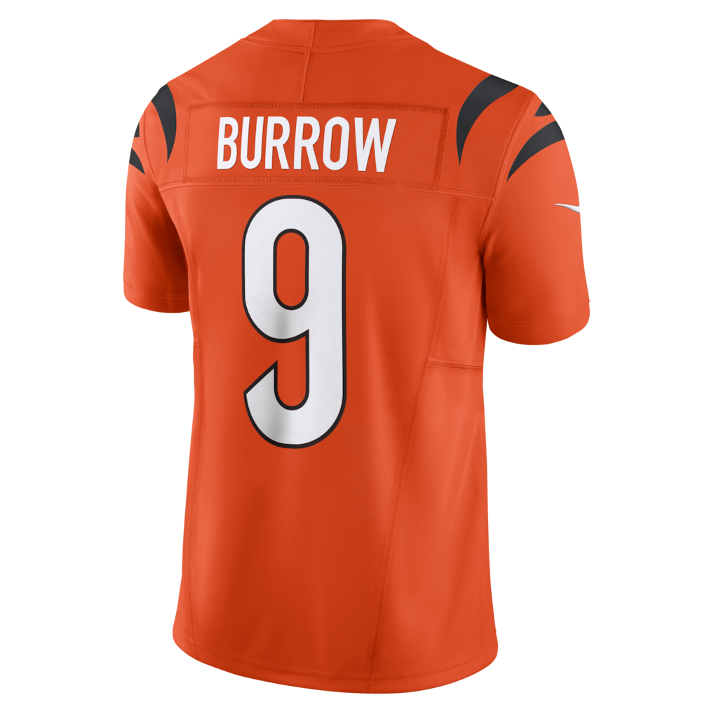 C.Bengals #9 Joe Burrow Orange Legend Player Performance Top Jersey