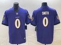 Men's Baltimore Ravens Roquan Smith Purple Team Game Jersey