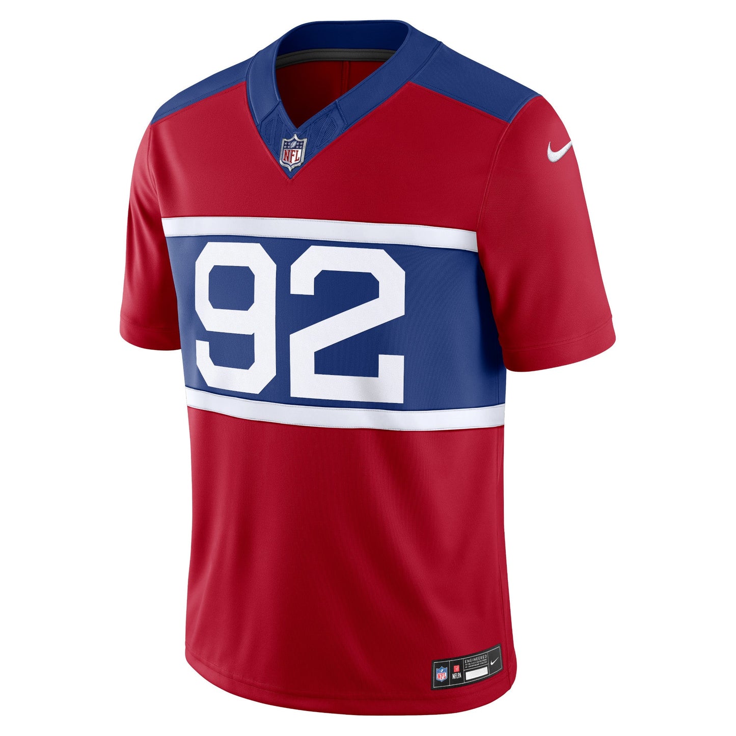 Michael Strahan New York Giants  Alternate Vapor F.U.S.E. Retired   Limited Jersey - Century Red