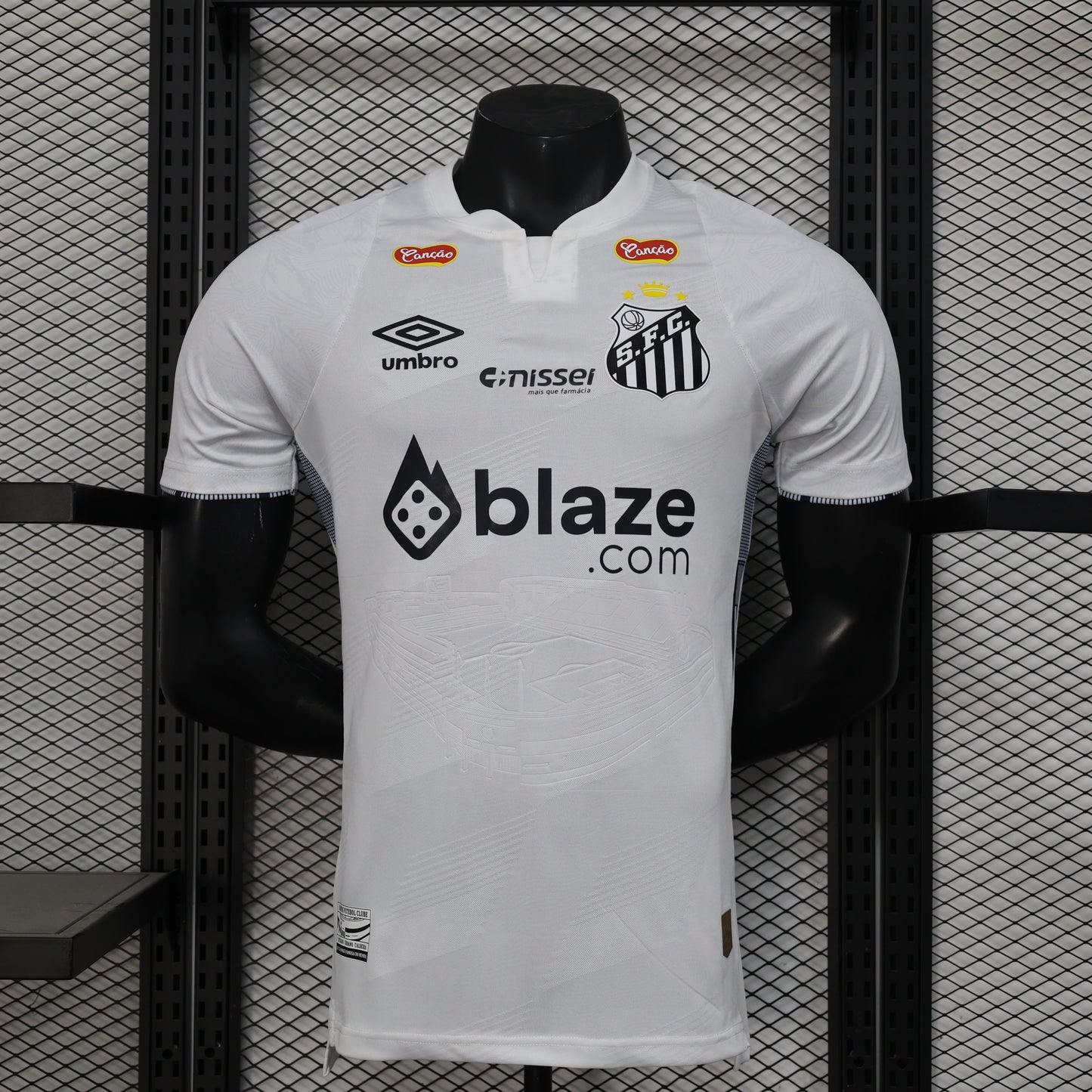 2026 Santos White Advertisement Version Player Jersey