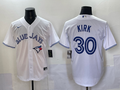 Men's Toronto Blue Jays Alejandro Kirk #30 White Home Replica Jersey