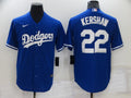 Men's Los Angeles Dodgers Clayton Kershaw Blue Replica Baseball Jersey