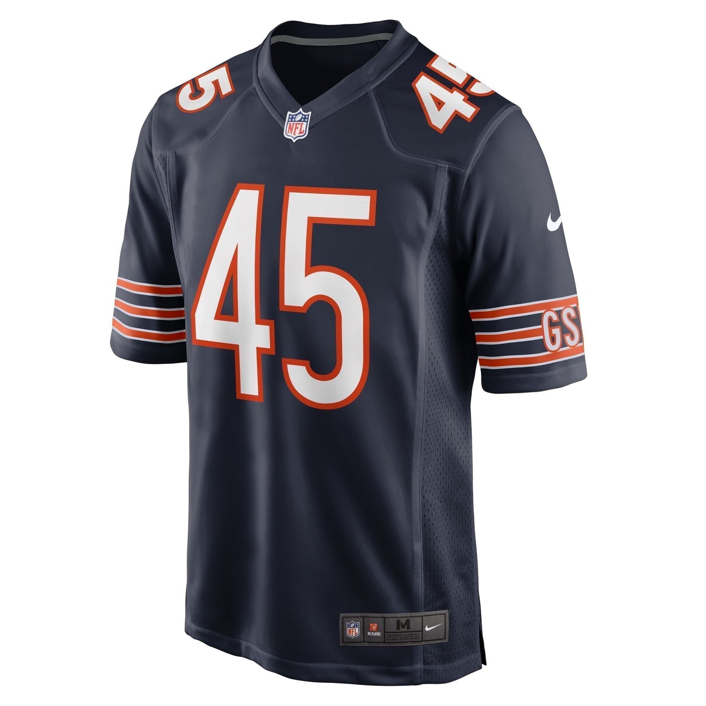 Amen Ogbongbemiga Chicago Bears  Game Jersey -  Navy