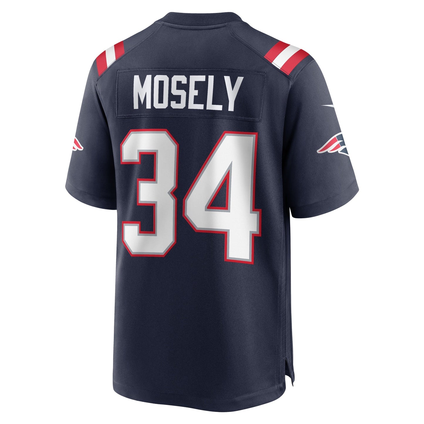 Quandre Mosely New England Patriots  Home Game   Jersey - Navy