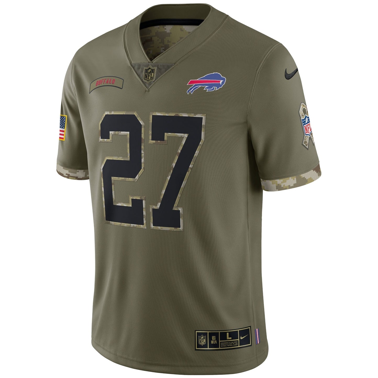 Tre'Davious White Buffalo Bills  Salute To Service Limited Jersey - Olive