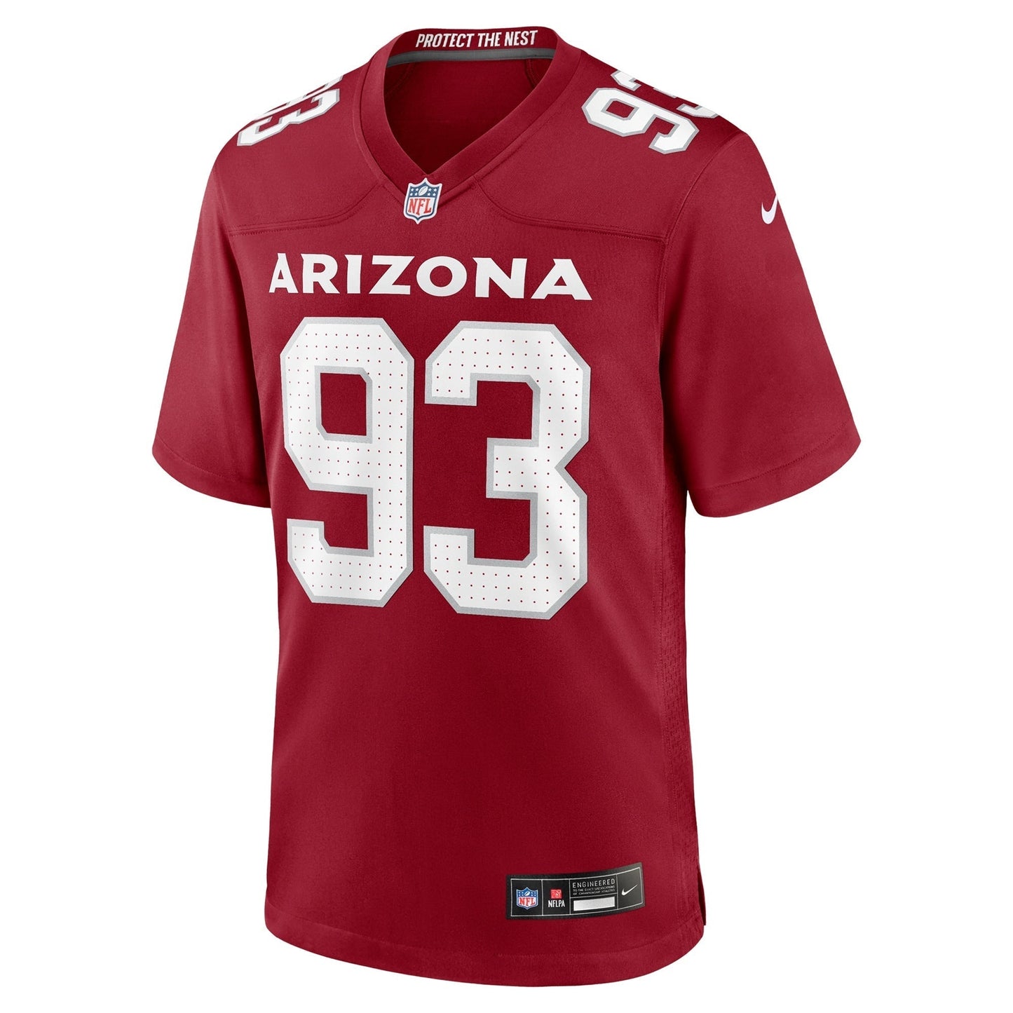 Justin Jones Arizona Cardinals  Team Game Jersey -  Cardinal
