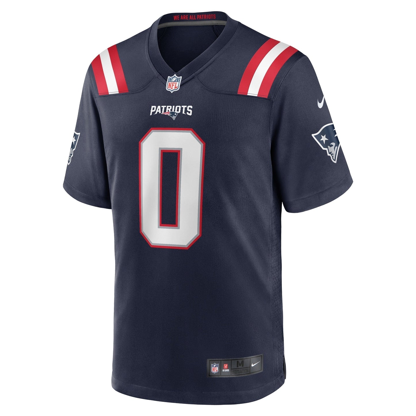 Christian Gonzalez New England Patriots  Team Game Jersey -  Navy