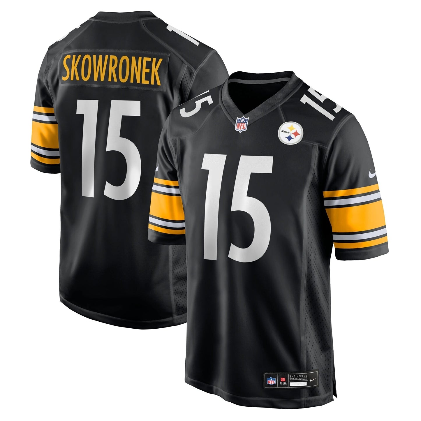 Pittsburgh Steelers Ben Skowronek Black Team Game Jersey