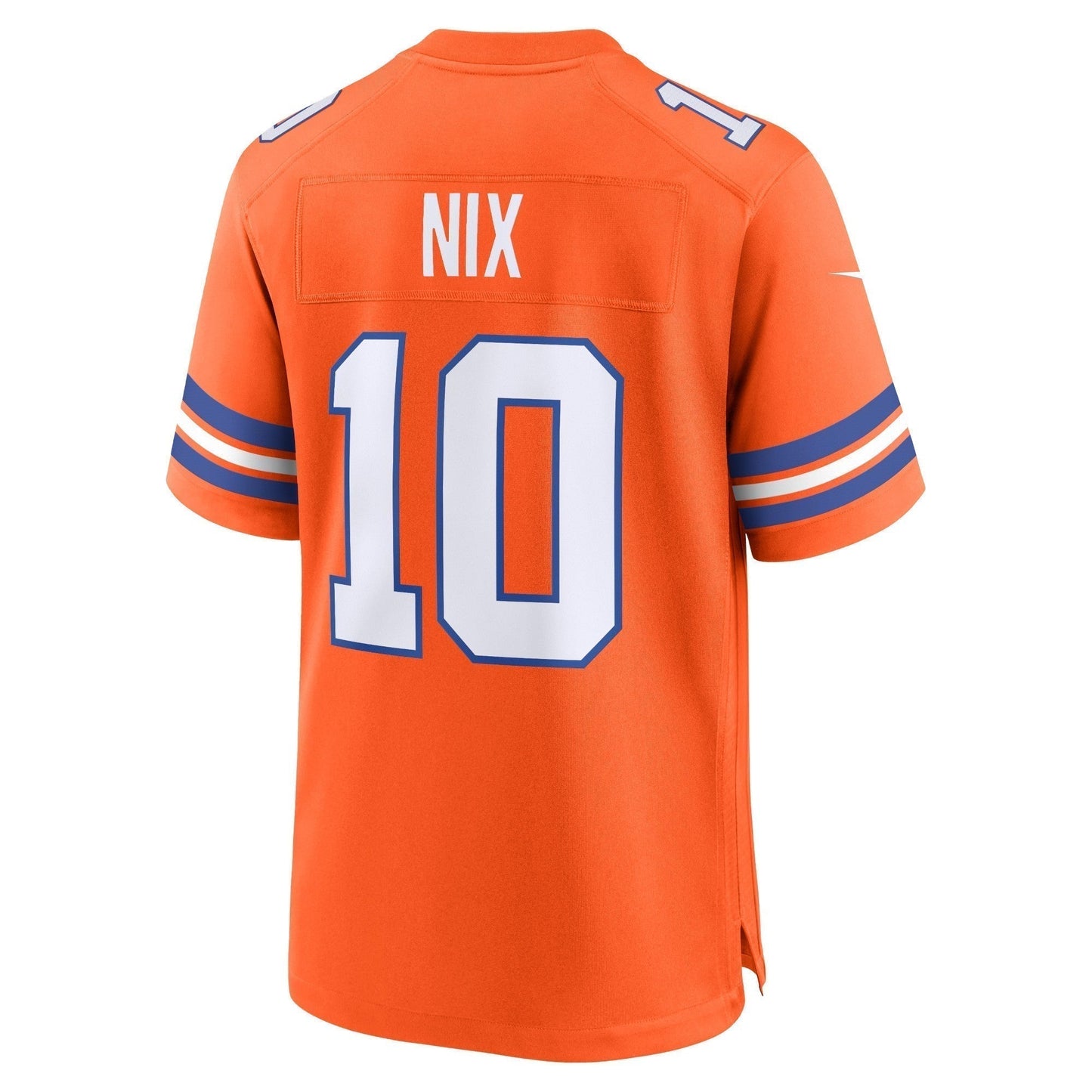 Bo Nix Denver Broncos  Mile High Collection 1977 Throwback   Game Jersey - Orange