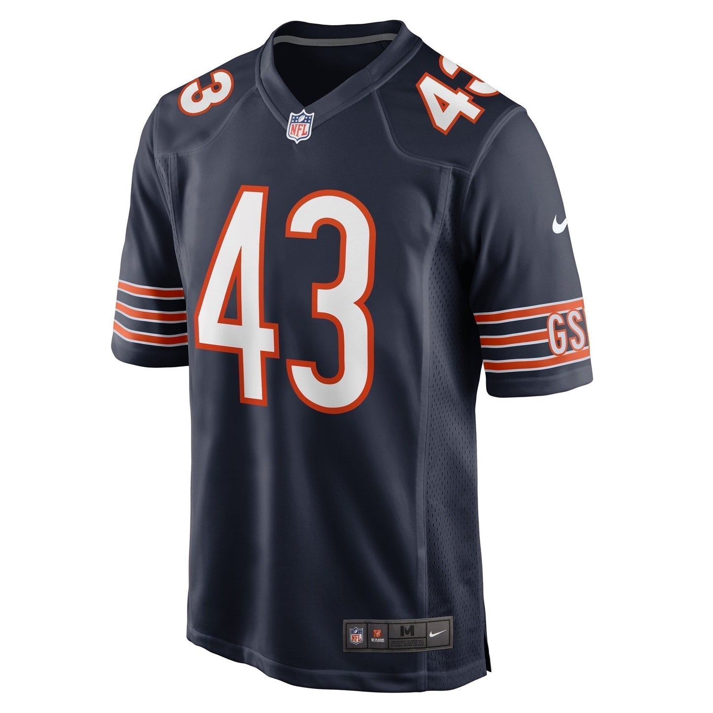 DeMarquis Gates Chicago Bears Game   Jersey - Navy