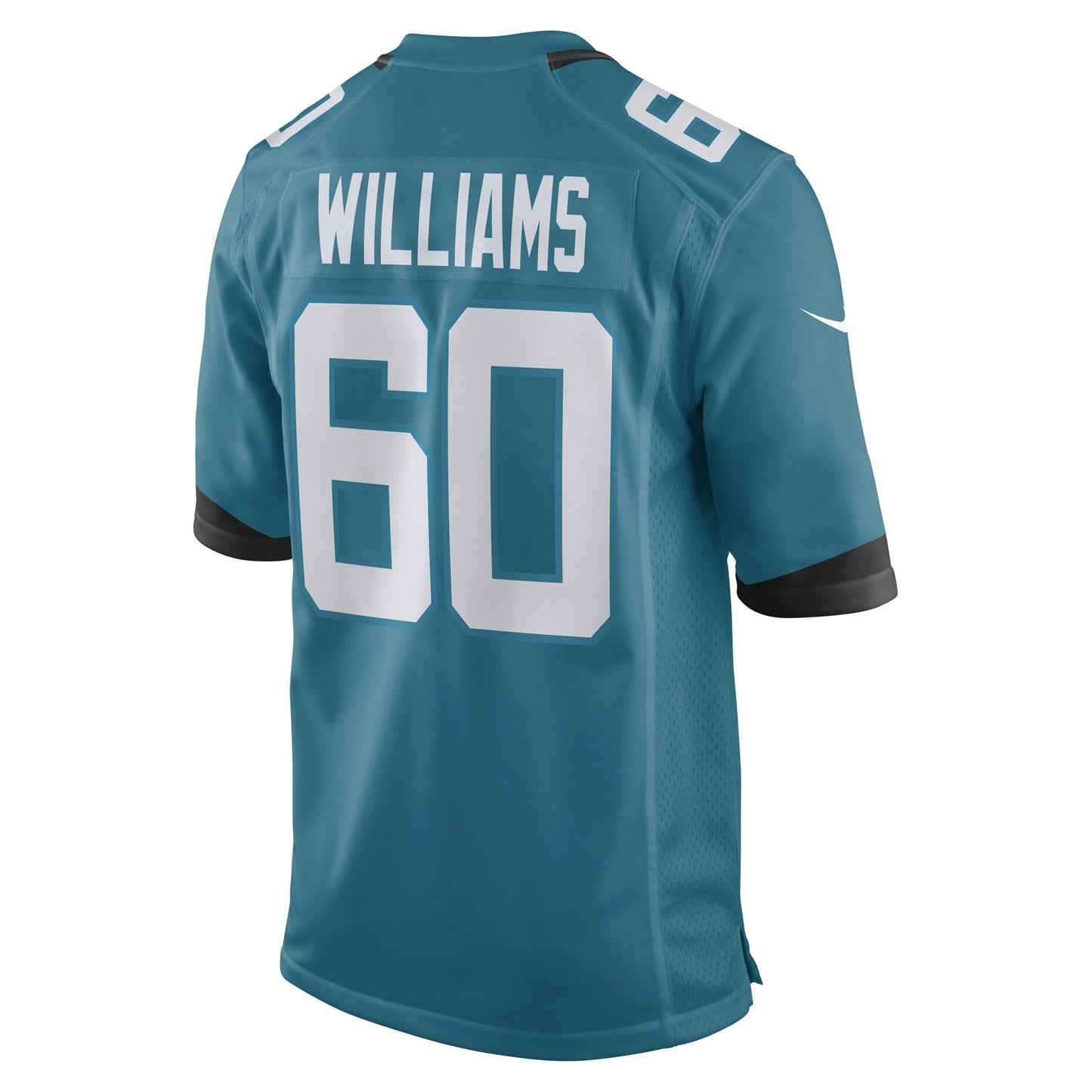 Darryl Williams Jacksonville Jaguars  Game   Jersey - Teal