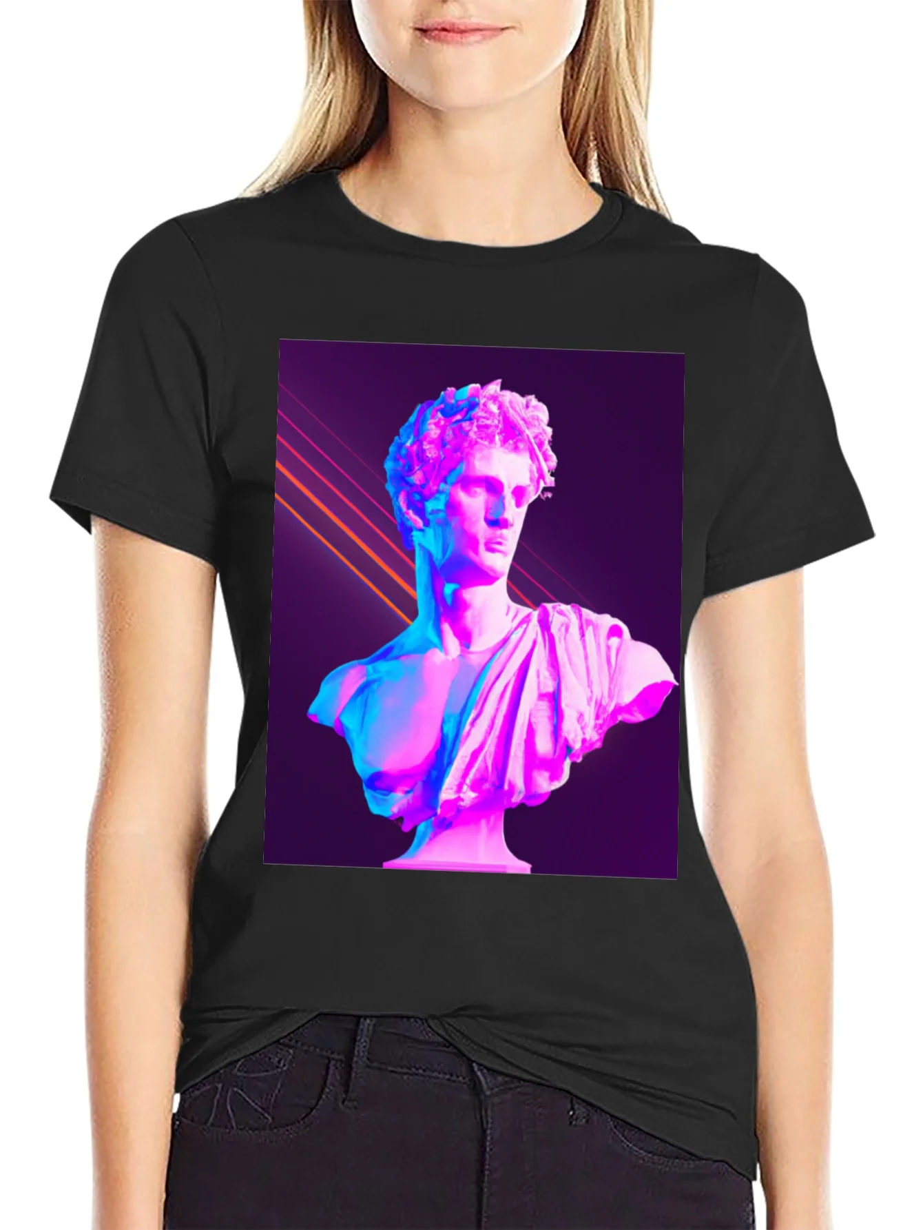Vaporwave Bust T-Shirt - Aesthetic Statue Tee