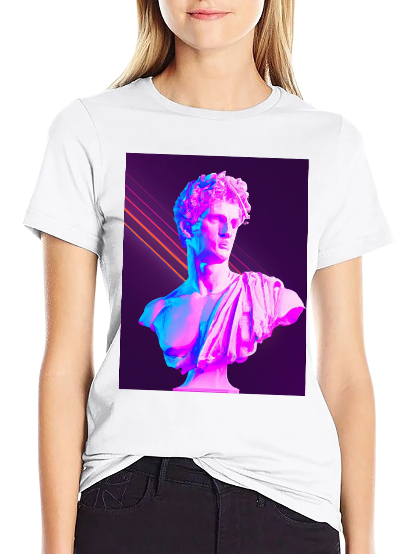 Vaporwave Bust T-Shirt - Aesthetic Statue Tee