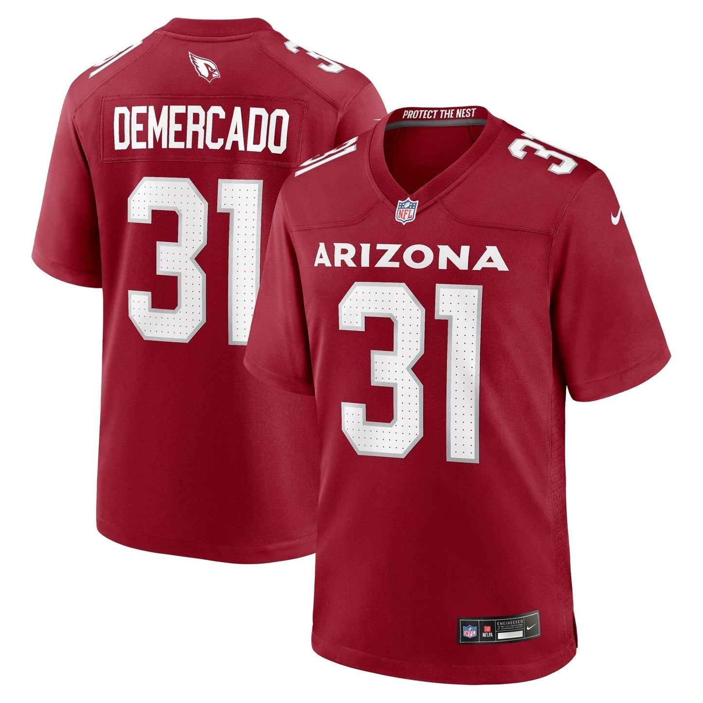 Emari Demercado Arizona Cardinals  Team Game Jersey -  Cardinal