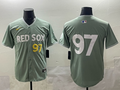 Men's Boston Red Sox Brian Rose Gray 2025 City Connect Limited Retired Player Jersey