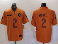 Men's Chicago Bears D.J. Moore Brown 2023 Salute To Service Limited Jersey