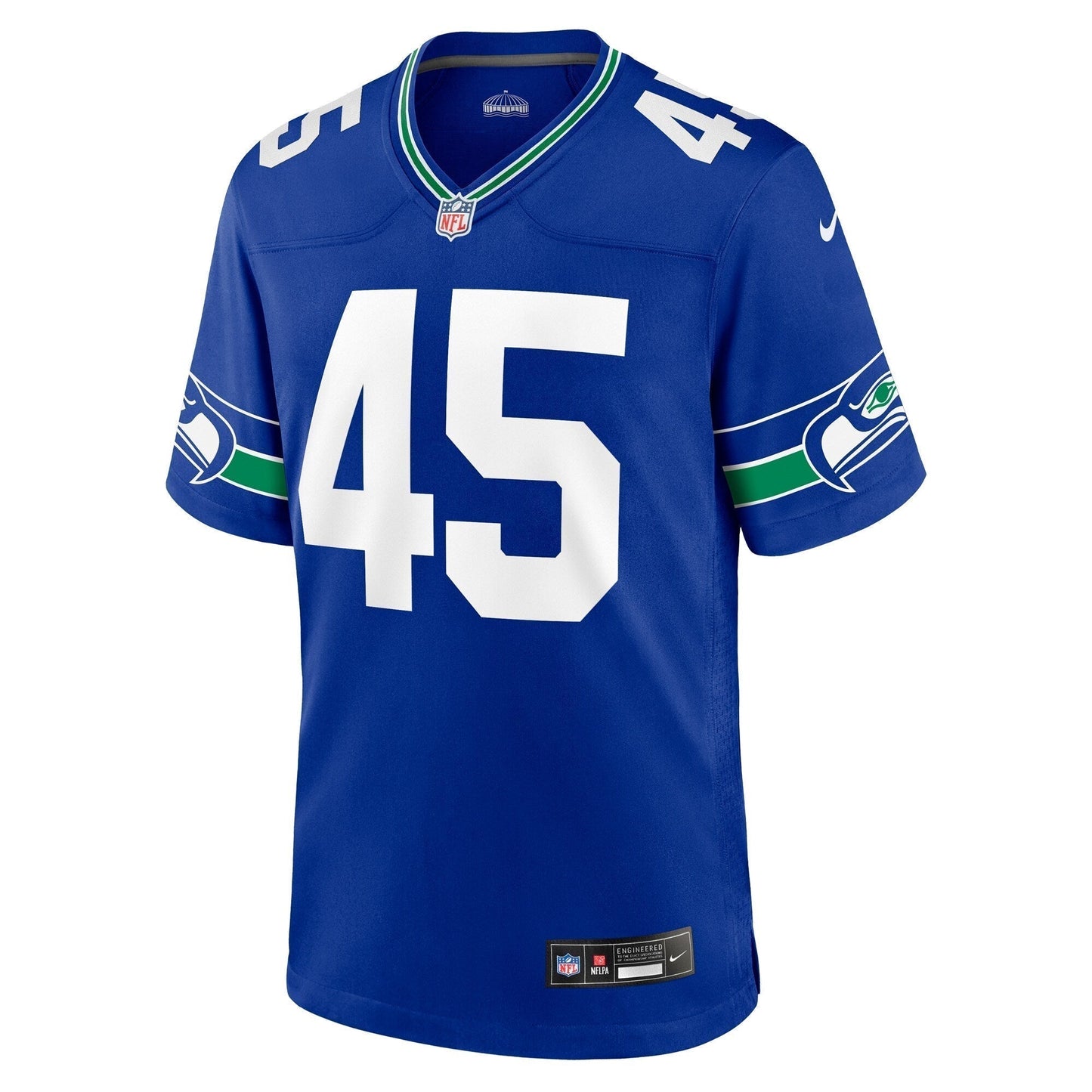 Kenny Easley Seattle Seahawks  Throwback Retired   Game Jersey - Royal