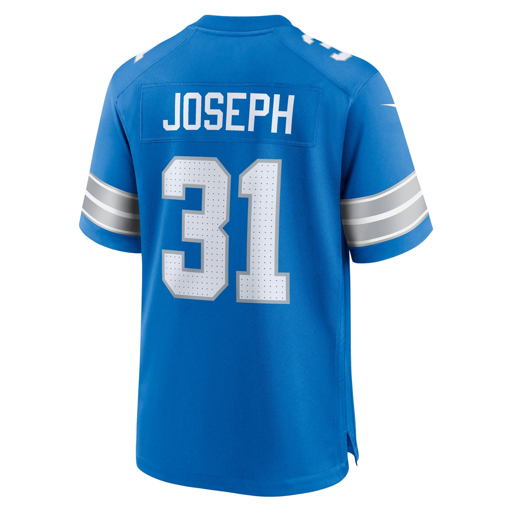 Kerby Joseph Detroit Lions  Team Game Jersey -  Blue