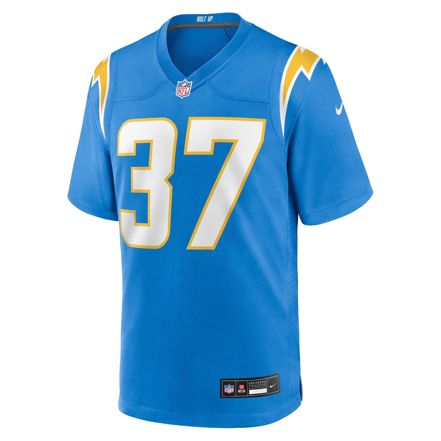 Los Angeles Chargers Jordan Oladokun Powder Blue Team Game Jersey