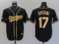 Men's Los Angeles Dodgers Shohei Ohtani Black Game Team Jersey