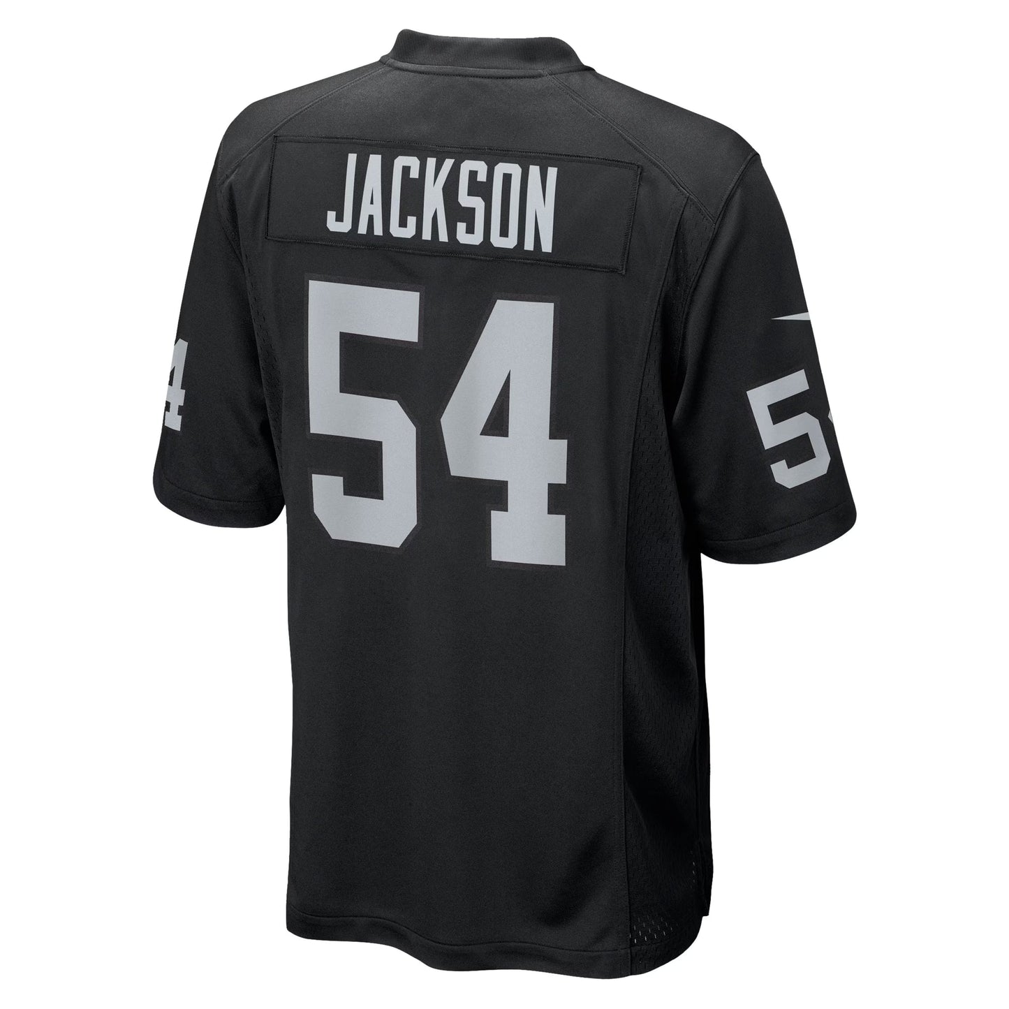 Las Vegas Raiders Brennan Jackson Black Team Game Jersey
