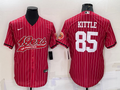 Men's San Francisco 49ers George Kittle Red Player Jersey Joint Edition