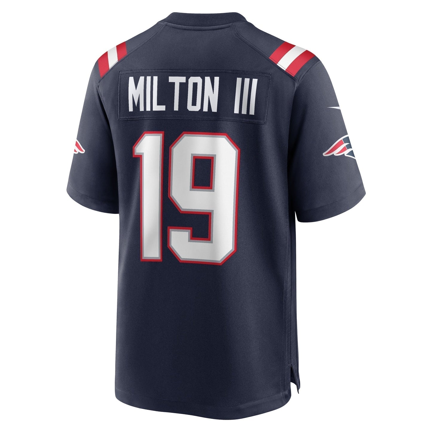 Joe Milton III New England Patriots   Game Jersey -  Navy