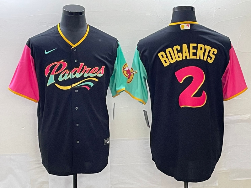Men's San Diego Padres Xander Bogaerts Black City Connect Replica Player Jersey