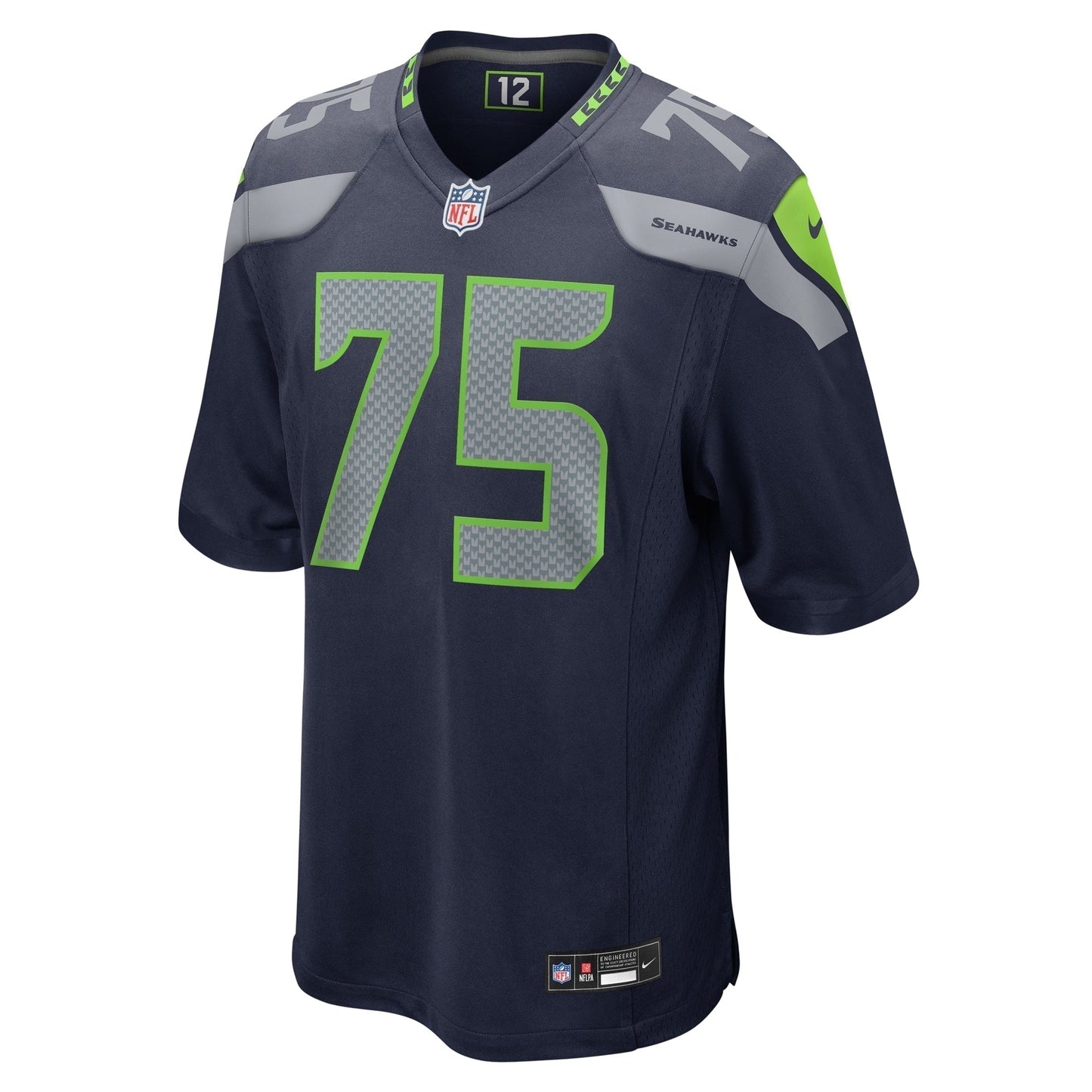 Anthony Bradford Seattle Seahawks   Game Jersey -  College Navy